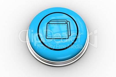 Folder graphic on blue button
