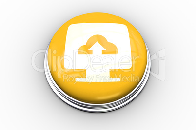 Composite image of computer screen graphic on button