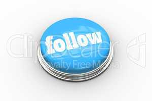 Follow on shiny blue push button