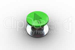 Composite image of arrow graphic on button