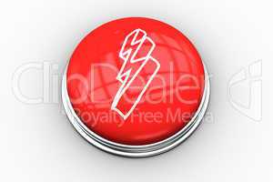 Composite image of lightning bolt graphic on button