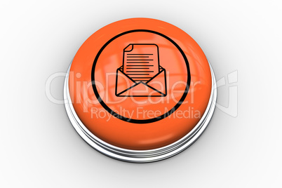 Open envelope graphic on orange button