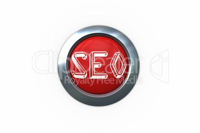 Seo on digitally generated red push button