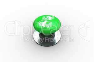 Composite image of cash graphic on button