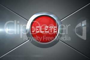 Delete on digitally generated red push button