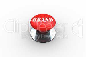 Brand on digitally generated red push button