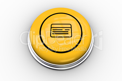 Credit card graphic on yellow push button