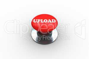 Upload on digitally generated red push button