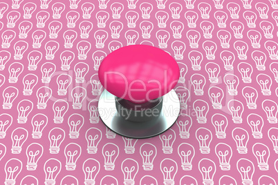 Composite image of pink push button