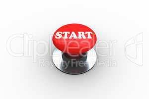 Start on digitally generated red push button