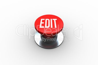 Edit on digitally generated red push button