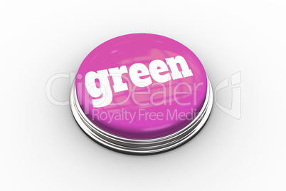 Green on shiny pink push button