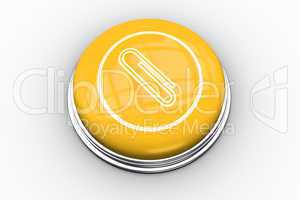 Paperclip graphic on yellow push button