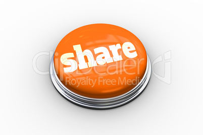Share on shiny orange push button