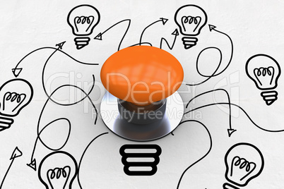 Start against idea and innovation graphic