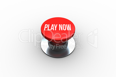 Play now on digitally generated red push button