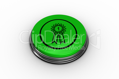 Composite image of first place graphic on button