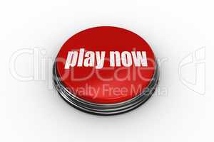 Play now on digitally generated red push button
