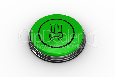 Composite image of binoculars graphic on button