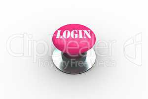 Login on pink push button