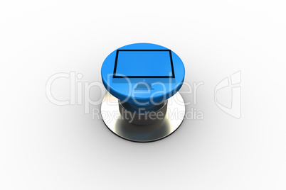 Composite image of computer screen graphic on button