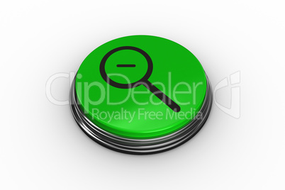 Composite image of magnifying glass graphic on button