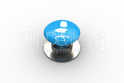 Composite image of swivel chair graphic on button