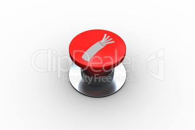 Composite image of electric cable graphic on button