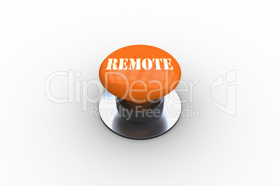 Remote on orange push button