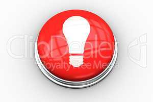 Composite image of light bulb graphic on button