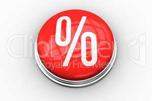 Composite image of percentage graphic on button