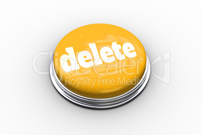 Delete on shiny yellow push button