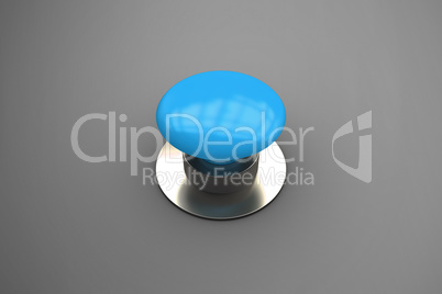 Composite image of blue push button