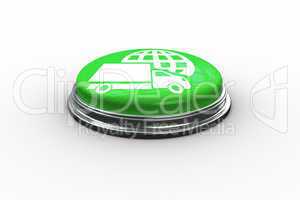 Composite image of logistics graphic on button