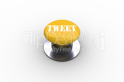 Tweet on yellow push button