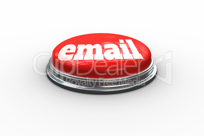 Email on digitally generated red push button Email on digitally generated red push button