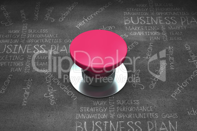 Composite image of pink push button