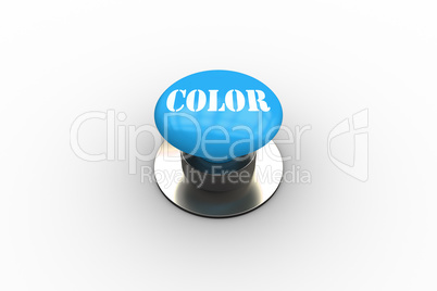 Color on blue push button