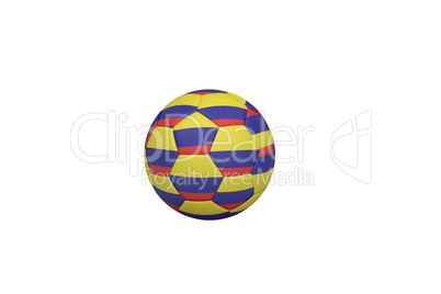 Football in colombia colours