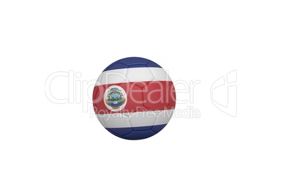 Football in costa rica colours