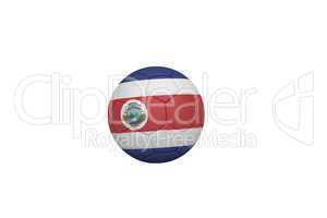 Football in costa rica colours