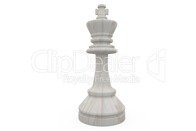 White king chess piece