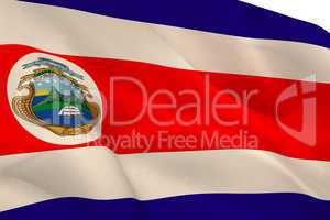 Costa rica national flag