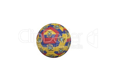 Football in ecuador colours