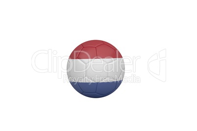 Football in holland colours