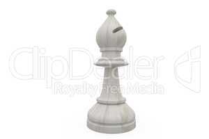 White bishop chess piece