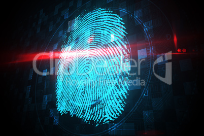 Digital security finger print scan