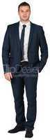 Businessman standing with hand in pocket