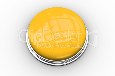 Digitally generated shiny yellow push button Digitally generated shiny yellow push button