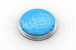 Digitally generated shiny blue push button